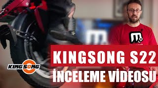 KINGSONG S22 İNCELEME VİDEOSU S22 REVIEW  Kutu Açılışı Türkiyede İlk [upl. by Wurst201]