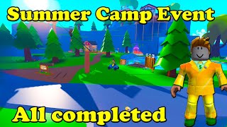 Summer Camp Event All completed Roblox Resort Tycoon 2 [upl. by Suter226]