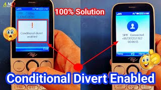 Keypad Mobile conditional divert enabled Problem [upl. by Yasibit]