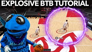 NEW HOW TO EXPLOSIVE BEHIND THE BACK NBA 2K25  DRIBBLE TUTORIAL [upl. by Ahsienat]