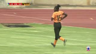 Lesotho 09 Zambia  90 in 9 minutes Highlights  COSAFA U20 Women Championship [upl. by Beckerman]