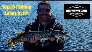 My Top 10 Lakes in Pennsylvania [upl. by Balling]