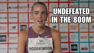 Keely Hodgkinson 800m FBK Games [upl. by Fidel]