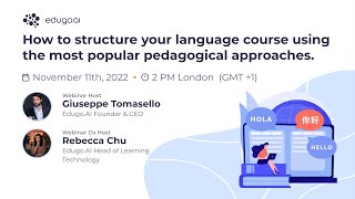 How to structure your language course using popular pedagogical approaches [upl. by Siwel]