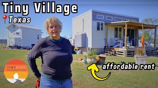 Tiny Home Community Empowering Women IncredIBox Tiny House TOUR [upl. by Aika]