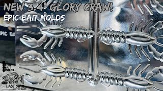 34quot Epic Glory Craw  Epic Bait Molds [upl. by Eilis]