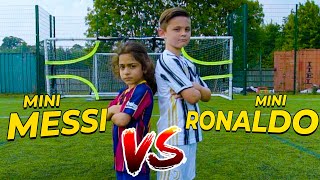 EPIC MINI MESSI VS MINI RONALDO SKILLS BATTLE  Billy Wingrove amp Jeremy Lynch [upl. by Aramanta]