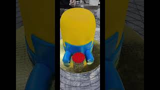 lets make minions cake ❤😁😍minion fondant indian shortvideo cake handmade diy craft [upl. by Meehar440]