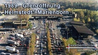 Grenzöffnung Helmstedt  Marienborn 1989 [upl. by Fotzsyzrk884]