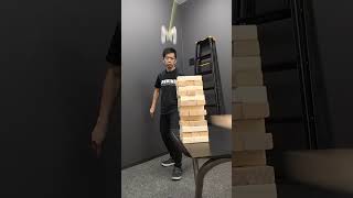 Impossible YoYo Jenga Trick Shot 5A 🪀🎯💥🎲 yoyo jenga trickshots [upl. by Tonie]