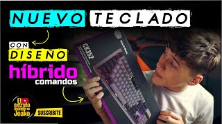 EL MEJOR TECLADO PARA GAMING Y OFFICE  COMANDOS DE USO  COOLER MASTER CK352 [upl. by Anaeli]