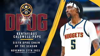 Kentavious CaldwellPope Earns Another DPOG Chain ⛓ [upl. by Anem]