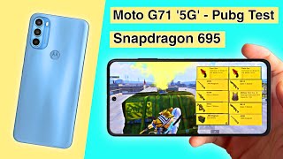 Moto G71 5G Pubg Test⚡Moto G71 5G Pubg Graphics⚡ [upl. by Jenness134]