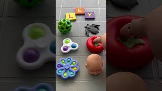 LEY⁉️💲♿️Wyyyyyyyy Wieeeeeee 🪳🍅🐸👶🏻👣 satisfying toys squishy fidget foryou shorts [upl. by Ttnerb]