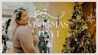 Vlogmas Day 1  Cleaning amp Decorating for Christmas 🎄❤️  Ash Edward [upl. by Attenaj]