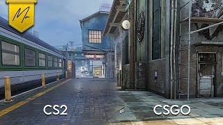 CS2 Train Remake  Old vs New [upl. by Aihsekel969]