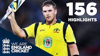 Aaron Finch 156 Off 63  Highest Ever IT20 Score  Full Highlights [upl. by Neerom]