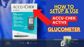 How to use Accu Chek Active Blood Glucose Monitoring system Accu Chek Demonstration I Glucometer I [upl. by Derward309]