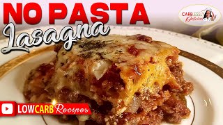 KETO LASAGNA Only 5g Net Carbs  cool substitute for Pasta Sheets ❤️ [upl. by Einaled]