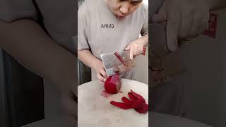 How to peel potatoes 🍠 Vegetables Cutting Activity [upl. by Hammer832]