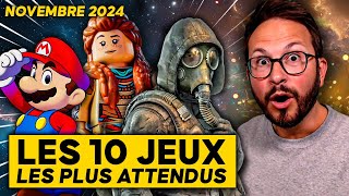 Les 10 Jeux Vidéo les plus attendus sur PS5 Nintendo Switch Xbox et PC 🌟 Novembre 2024 [upl. by Eitac945]