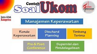 Contoh soal Ukom  Manajemen Keperawatan  Ronde Keperawatan Pre amp Post Conference Timbang terima [upl. by Gerge]