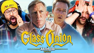 GLASS ONION KNIVES OUT 2 MOVIE REACTION Review  Netflix  Ending Scene  A Knives Out Mystery [upl. by Onirefes]