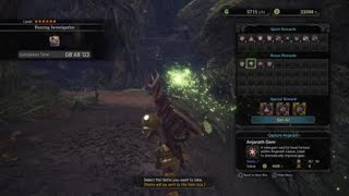 Monster Hunter World How to obtain Anjanath Gem [upl. by Tsew]