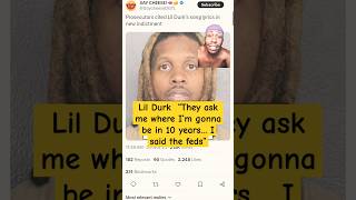 Prosecutors cited Lil Durk’s song lyrics in new indictment [upl. by Darnall162]