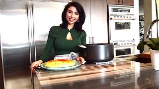 Best Persian Rice with Tahdig  Persian Recipes  Chef Tara Radcliffe [upl. by Benisch]