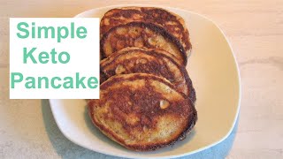 KETO DIET  Simple Keto Pancake Recipe375CFF [upl. by Gamin]