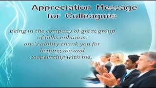 Appreciation Messages  Best Appreciation Text Message [upl. by Bonacci]