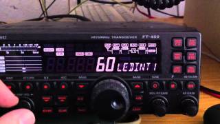 Yaesu FT450 Hidden Menu  Display Farbe [upl. by Johm]