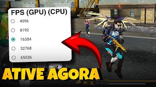 Como Aumentar a Velocidade do PROCESSADOR Android Pra Jogar Com Alto FPS  FREE FIRE Sem Travamentos [upl. by Urbai189]