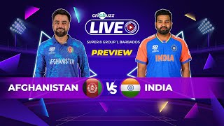 T20 World Cup Super 8  Afghanistan vs India Preview [upl. by Jepum]