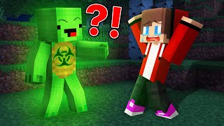 Radioactive Mikey Glows in the Dark and Scares JJ  Maizen Parody Video in Minecraft [upl. by Oretna501]