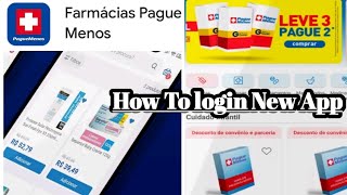 Farmácias Pague Menos App How To Login Farmácias Pague Menos App [upl. by Elleniad]