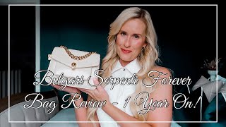 BVLGARI SERPENTI FOREVER 1 YEAR ON  Do I Regret Buying This Bag  Aleisha Christine [upl. by Noemys]