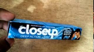 ingredients present in close up toothpaste [upl. by Sunderland]