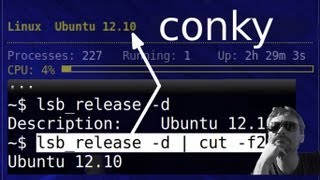 Tipp zu conky  Terminal Ausgabe einblenden lassen [upl. by Sama]