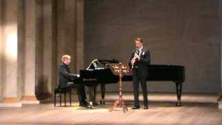 Mozart Clarinet Sonata in Eminor K304 originally for Violin 2nd Movement [upl. by Browne]