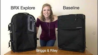 Briggs amp Riley CarryOns BRX Explore vs Baseline Review [upl. by Uhthna]