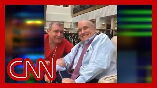 Video shows Rudy Giuliani with arrested associates [upl. by Ibocaj]