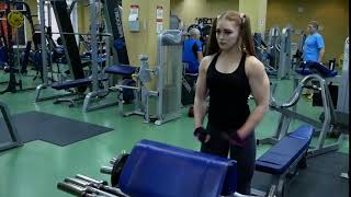 Julia Vins flexing her muscles [upl. by Nylsirhc768]