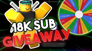 18K Roblox Robux Subscriber Special Sweepstakes 2022 [upl. by Elocyn]