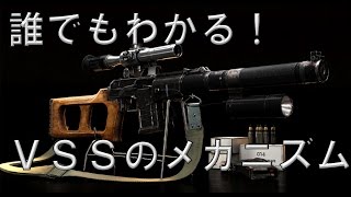 【実銃解説】 誰でもわかる VSSのメカニズム World of Guns Gun Disassembly [upl. by Wilscam]