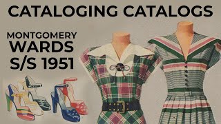 Summery 1950s Fashions  CATALOGING CATALOGS MW51 [upl. by Lolanthe]