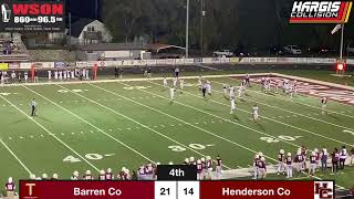 KHSAA 6A Playoffs Barren County at Henderson County [upl. by Mcclure520]