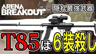 【アリーナブレイクアウト】初心者でも手に入りやすい格安武器T85。使い方次第で最強です。【arenabreakout】 [upl. by Ronoel]