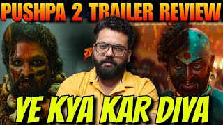 Pushpa 2 the Rule Trailer Review in Hindi  Allu Arjun  Sukumar  Rashmika Mandanna  Fahadh Faasil [upl. by Jannel]